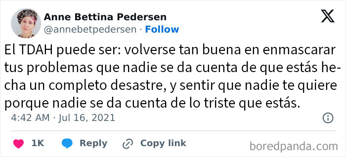 Tuit de Brendan Mahan sobre ADHD con mensaje divertido para la comunidad neurodivergente que usa memes de ADHD.