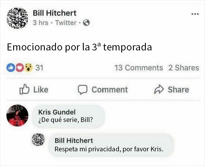 Interacción divertida en redes sociales con respuestas inesperadas sobre comentarios de la frase girl I have one arm.