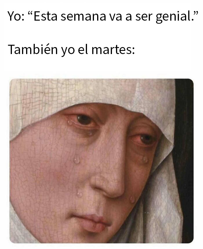 Dos amigas vestidas igual en diferentes etapas de la vida, representando memes aleatorios sobre humor como mecanismo de afrontamiento.