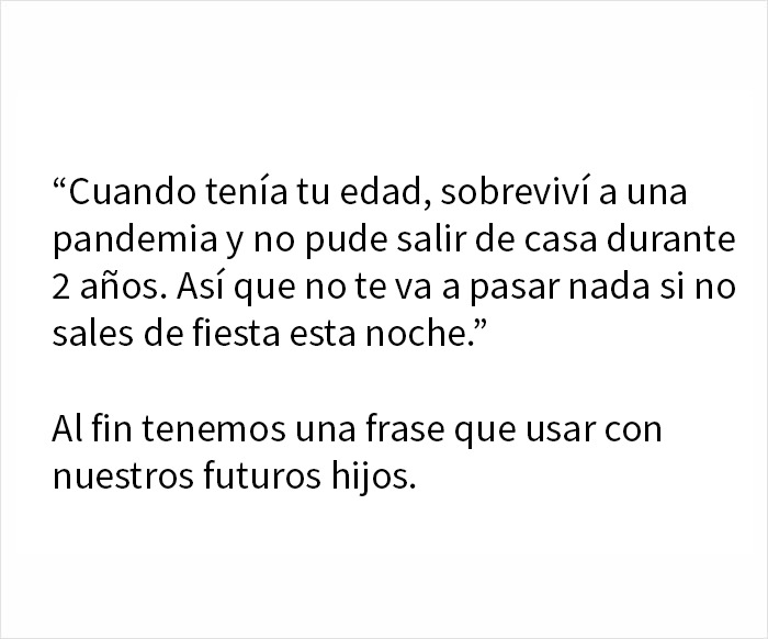 Texto de tweet divertido y absurdo sobre pandemias y experiencia humana compartida en redes sociales.