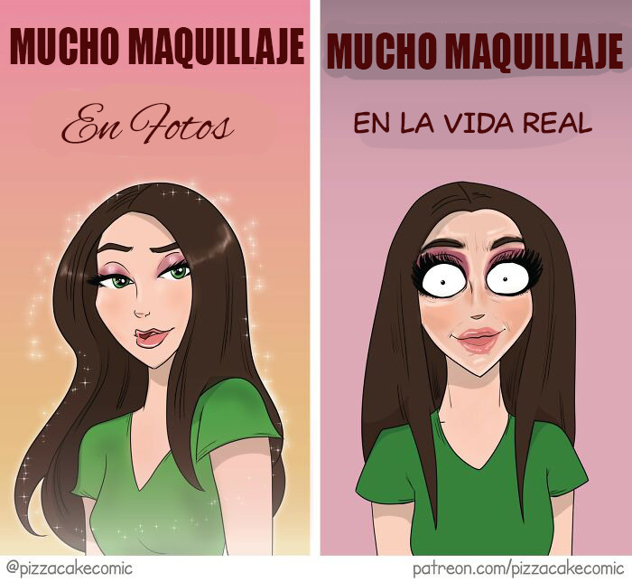 Comic divertido y relatable de PizzaCake con personaje hablando y gato diciendo "Destroy the patriarchy".