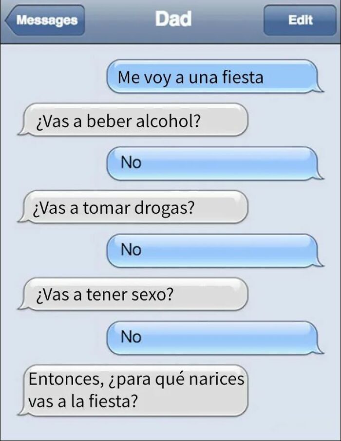 Conversación divertida por mensaje donde confunden "nombre de calle" con "dirección", mostrando textos graciosos para screenshot.