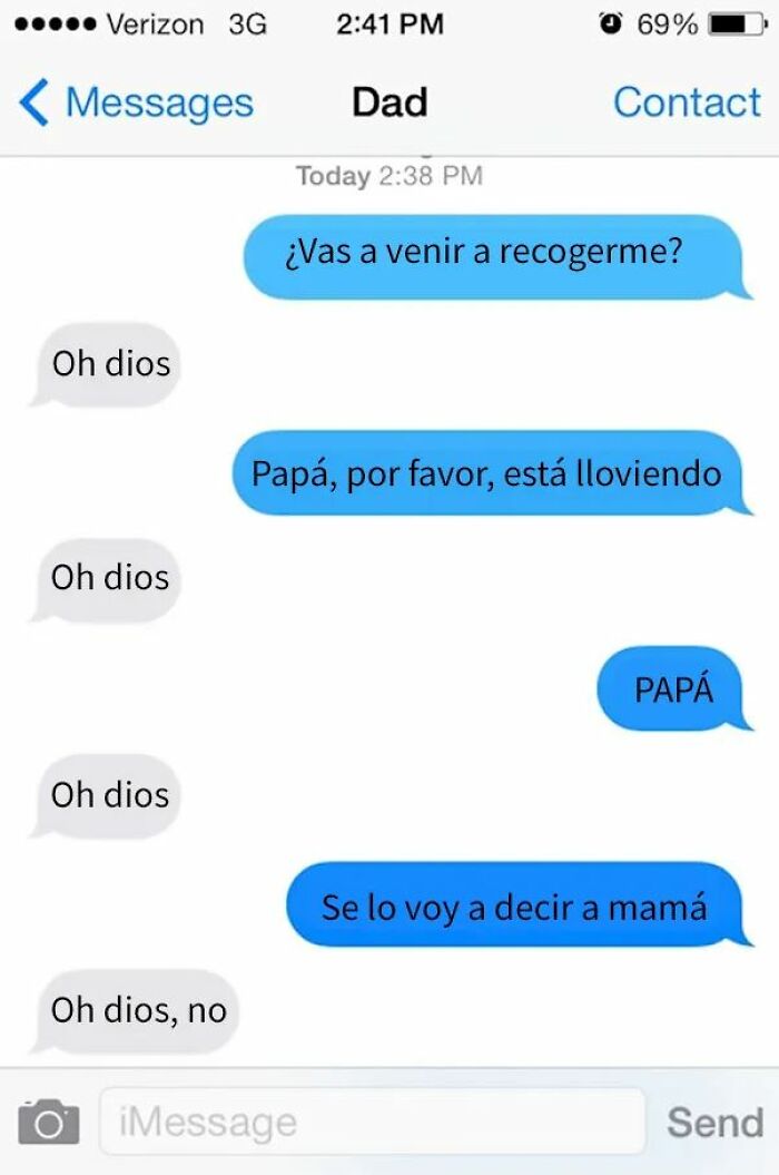 Captura de pantalla de mensajes de texto divertidos con confesiones accidentales y momentos cómicos que la gente tuvo que capturar.