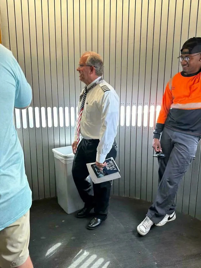 El piloto de mi vuelo de hoy