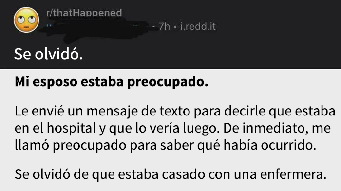 Texto de captura de pantalla en Reddit mostrando historia real de persona que fue acusada de mentir en línea pero era verdad.
