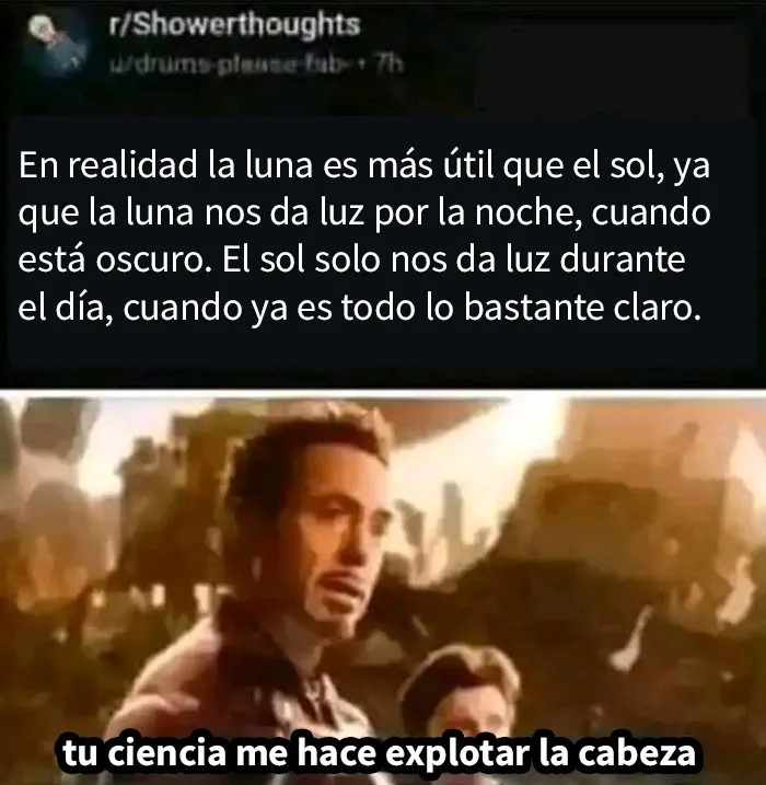 El sol no sirve para nada