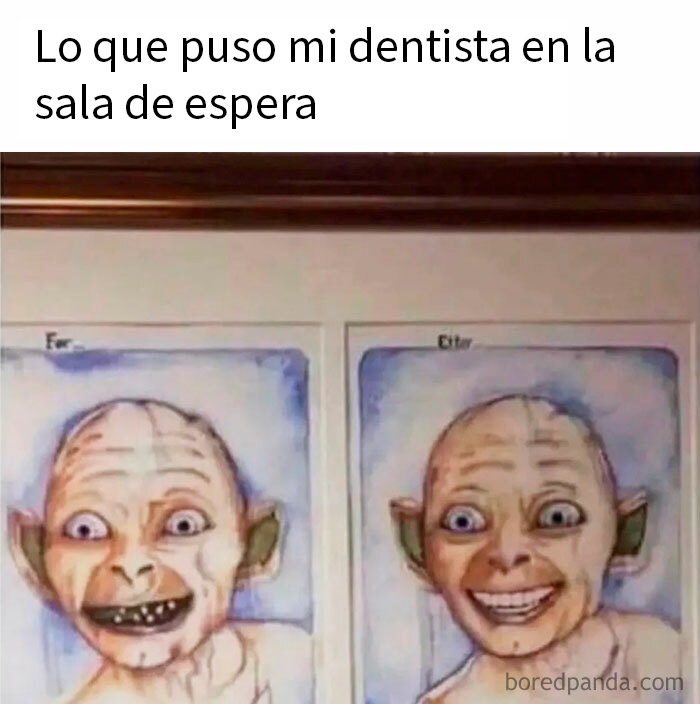 Memes de El Señor de los Anillos con imágenes divertidas del personaje Gollum que podrían inspirar una maratón de películas.