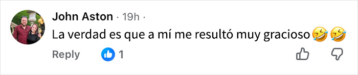 Comentario de usuario en redes sociales expresando que la función de El mago de Oz le resultó muy graciosa con emojis de risa. Comentario de usuario en redes sociales expresando que la función de El mago de Oz le resultó muy graciosa con emojis de risa.