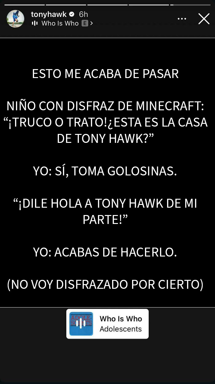 Un día más en la vida de Tony Hawk