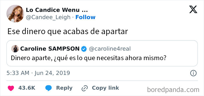 Captura de pantalla de tuit humorístico sobre reuniones con frase divertida, ideal para memes aleatorios y buen ánimo.