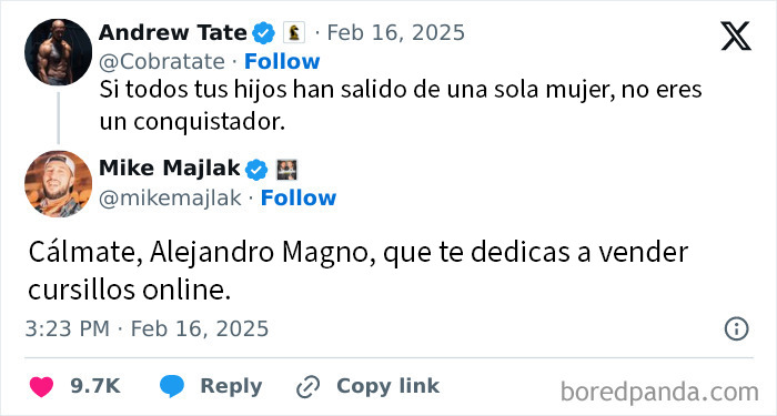 Andrew Tate el gran conquistador 🤡