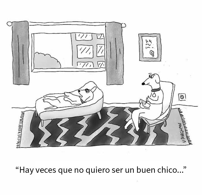 Viñeta cómica de Vaughan Tomlinson mostrando un momento relatable sobre el seguro de salud moderno y preocupaciones personales.