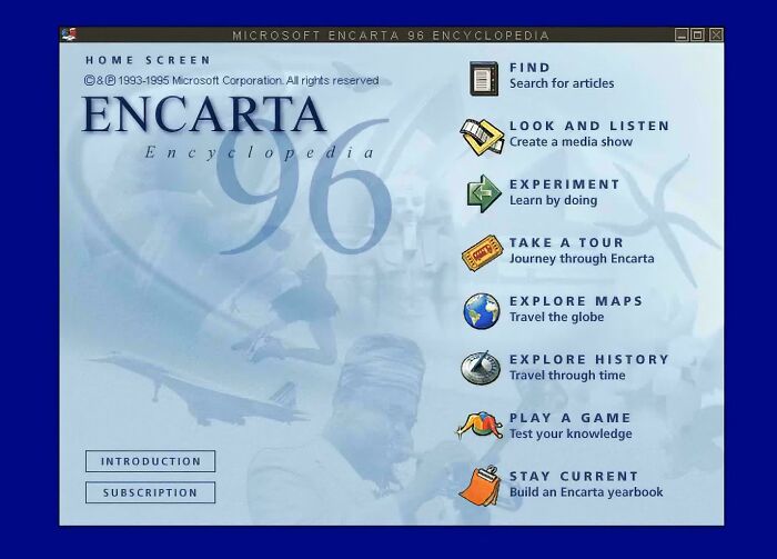 La Encarta era pura magia
