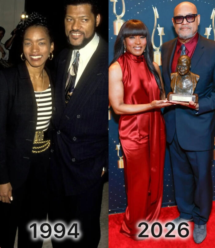 Angela Bassett y Laurence Fishburne en 1994 vs. 2026