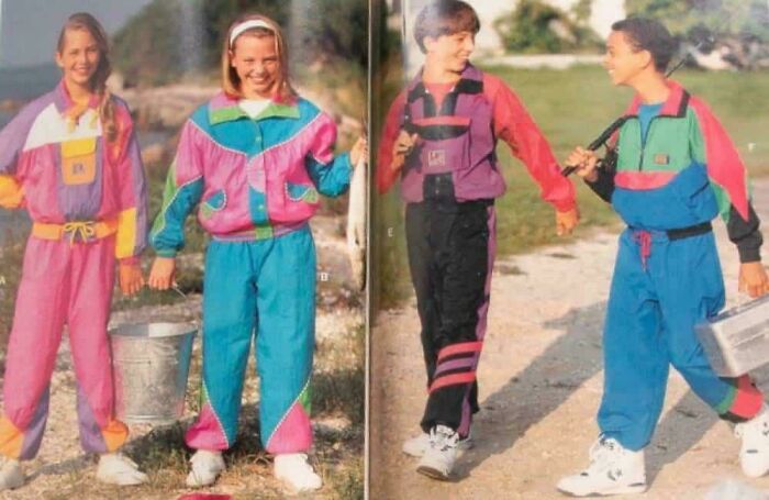 Estos chandal cortavientos eran la mejor moda