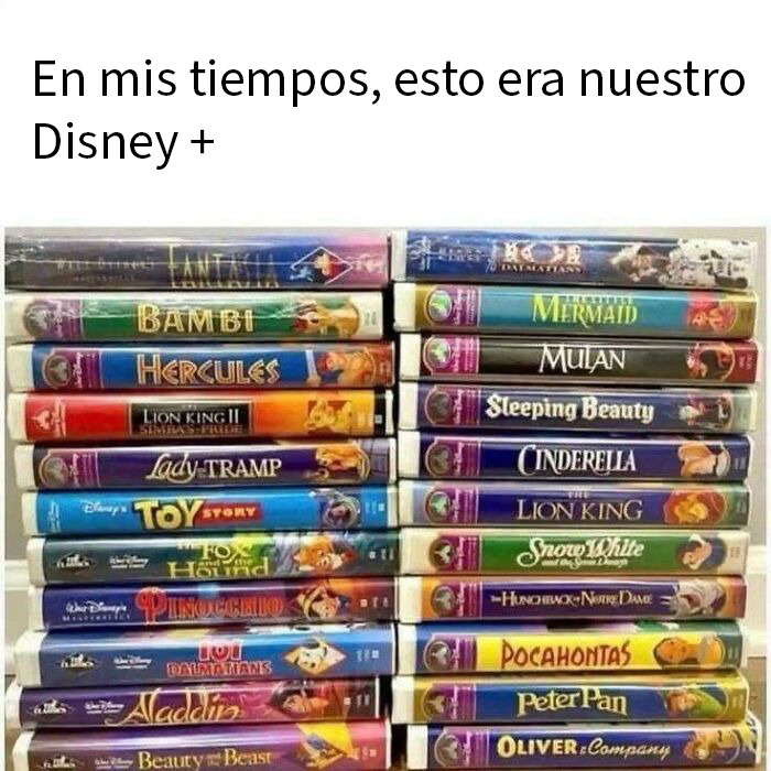 ¿Quién recuerda tener estos vhs📼 en casa?