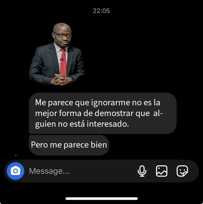 Le dejé en visto durante 3 horas