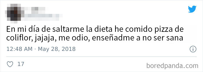 Soy demasiado sana, me odio