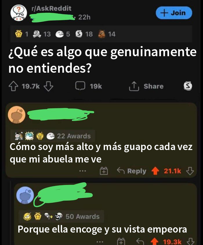 ¿Es eso cierto, abuela?