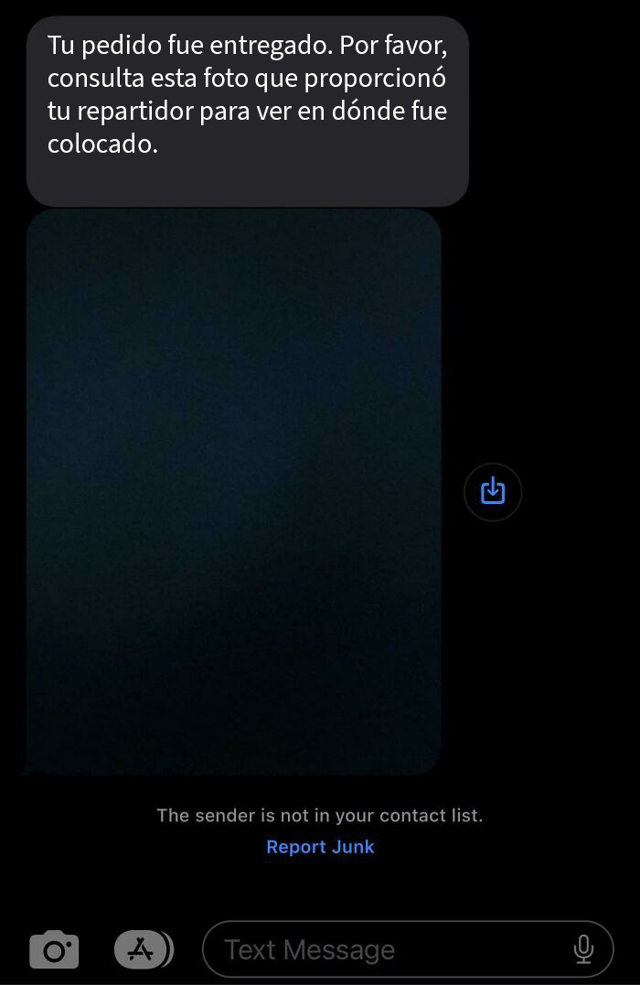 Me han entregado el pedido en el abismo