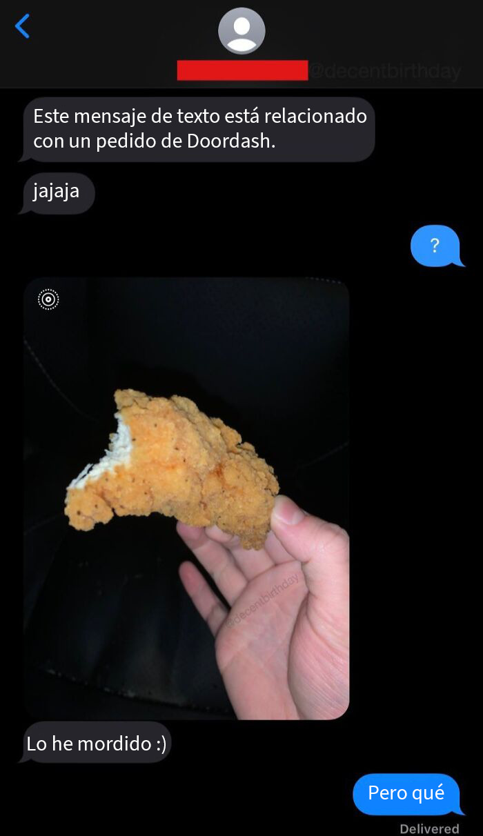 Tenía hambre el tipo