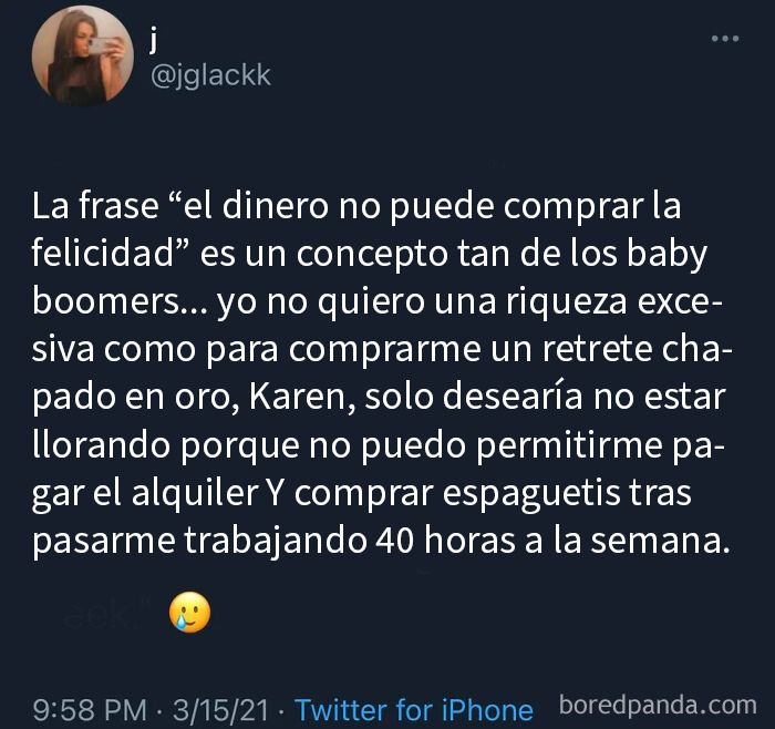 Es molesto