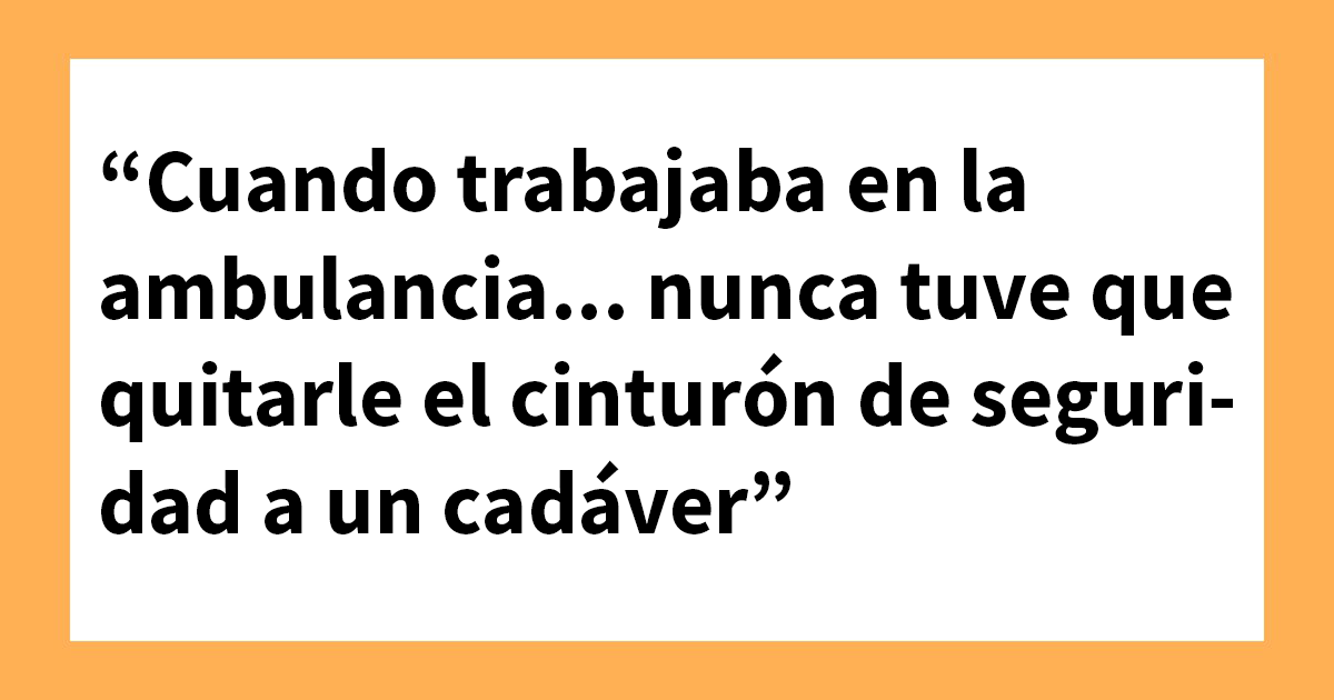 Si valoras tu vida, el personal de emergencias te recomienda no hacer estas 20 cosas