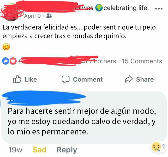 Sí, me siento muuucho mejor, gracias