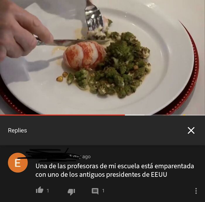 En un vídeo de cocina