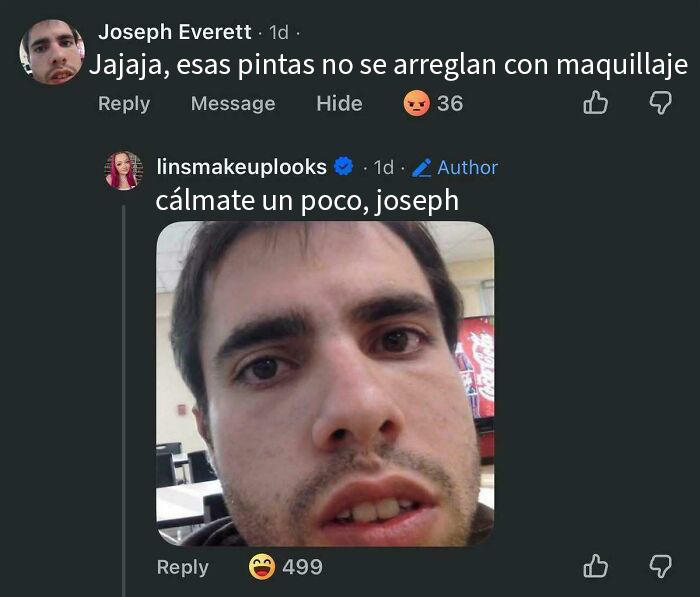 Joseph mírate al espejo