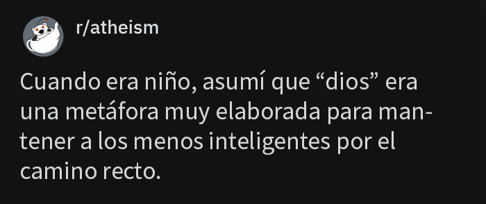 Nos hace quedar mal a los demás ateos