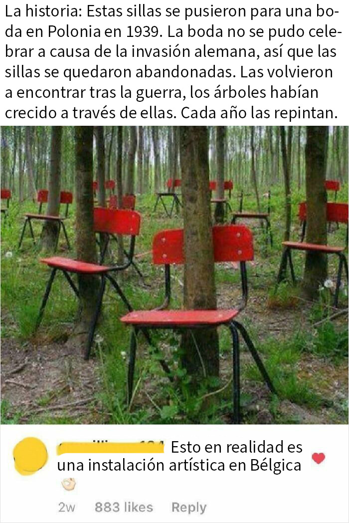 En una página de "datos interesantes" en insta 👏