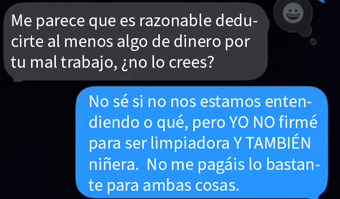 Esta ni&ntilde;era se volvi&oacute; viral tras compartir los mensajes de texto de unos padres enfadados con ella