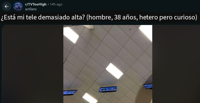 Demasiado alta