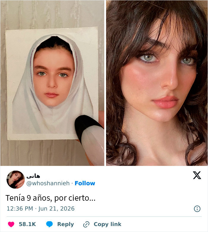 15 Side-By-Sides Showing What Letting Go Of The Hijab Looks Like For Real Women