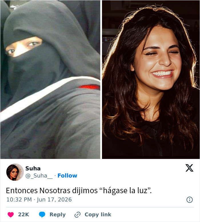 15 Side-By-Sides Showing What Letting Go Of The Hijab Looks Like For Real Women
