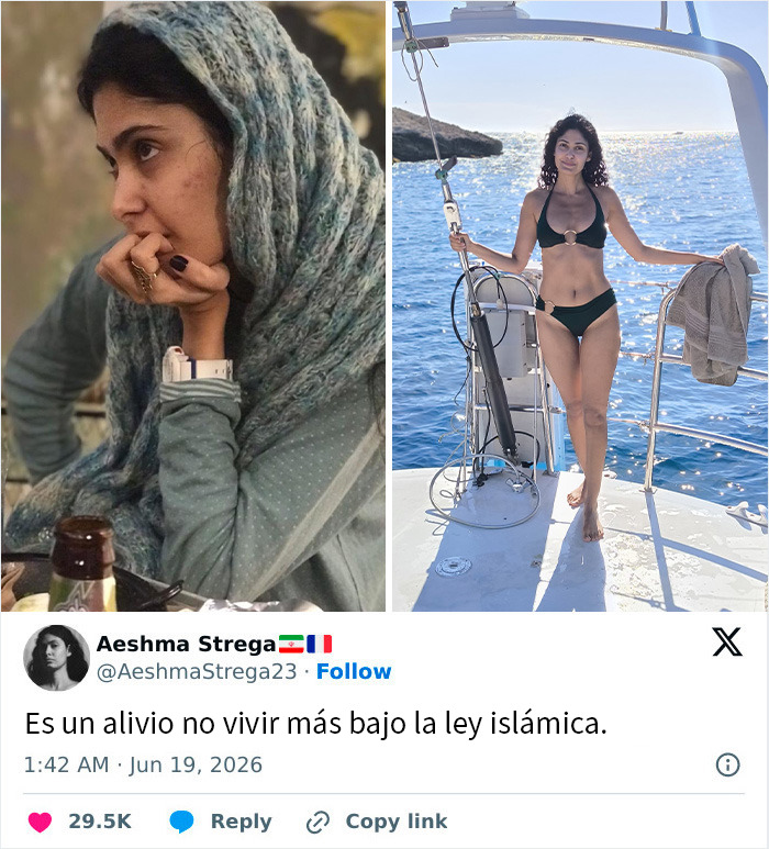 15 Side-By-Sides Showing What Letting Go Of The Hijab Looks Like For Real Women
