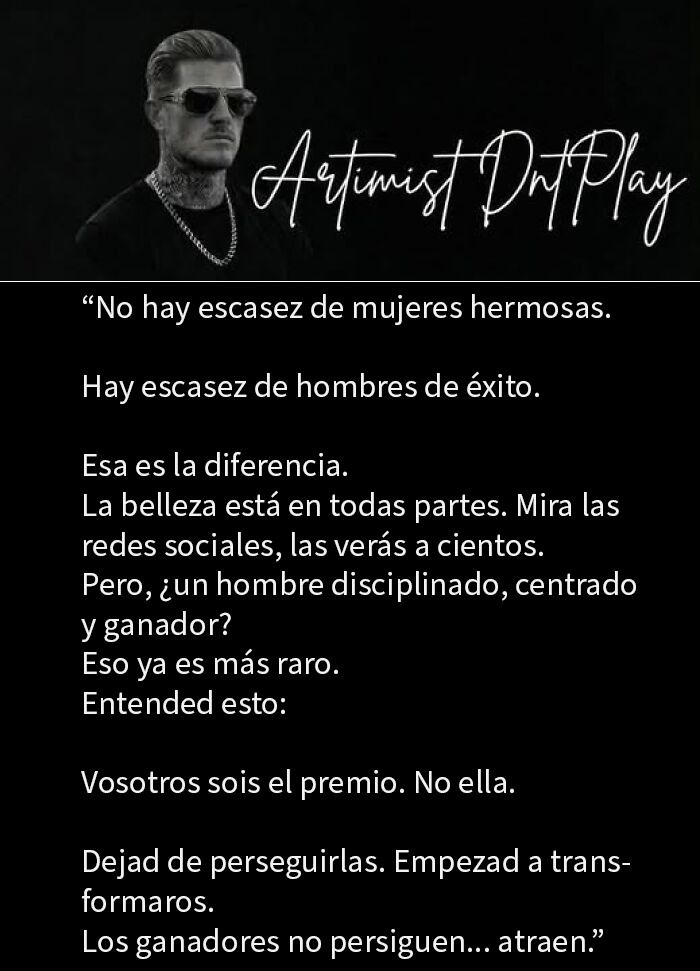 Creo que la escasez es de hombres emocionalmente inteligentes pero bueno