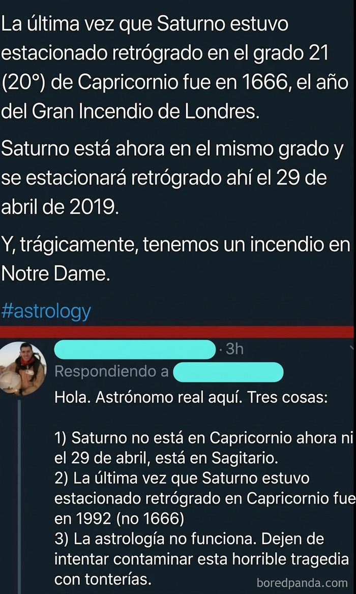 Astrólogo VS astrónomo