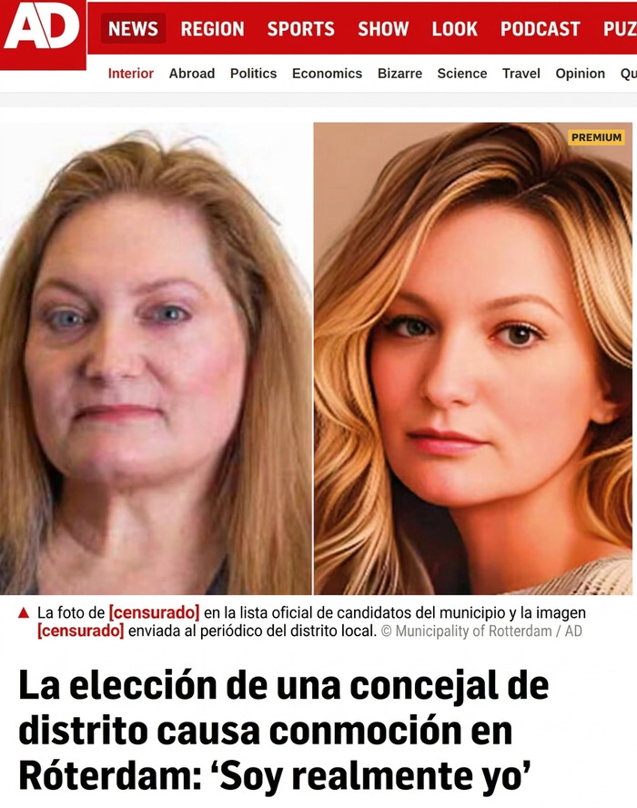 Política Local Holandesa - Sitio Web Del Partido vs. Foto En El Periódico Local