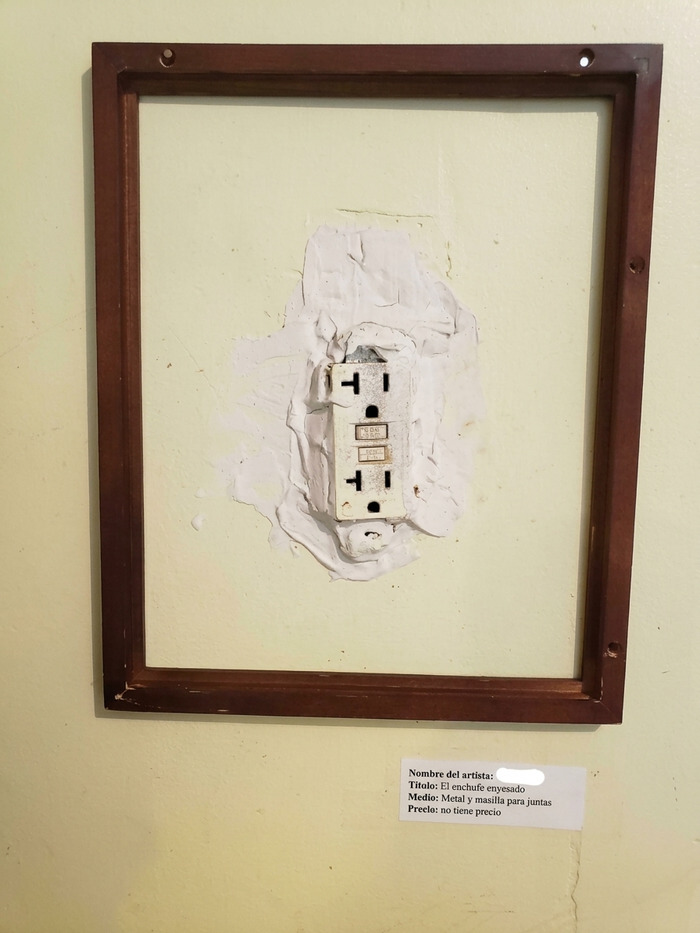 A mi papá no se le da muy bien remodelar, así que convertí su trabajo en una obra de arte