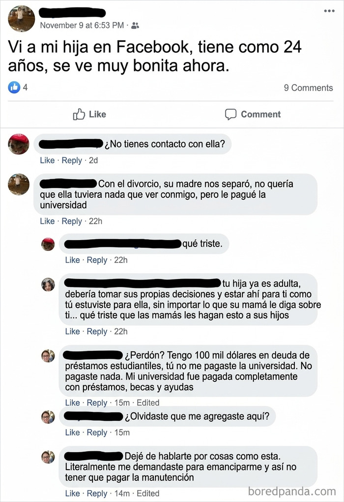 Padre mentiroso que olvidó que tenía a su hija en FB