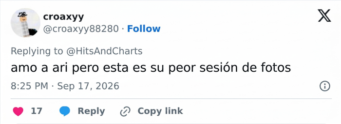 Las nuevas fotos de Ariana Grande generan preocupaci&oacute;n al notarse un detalle alarmante