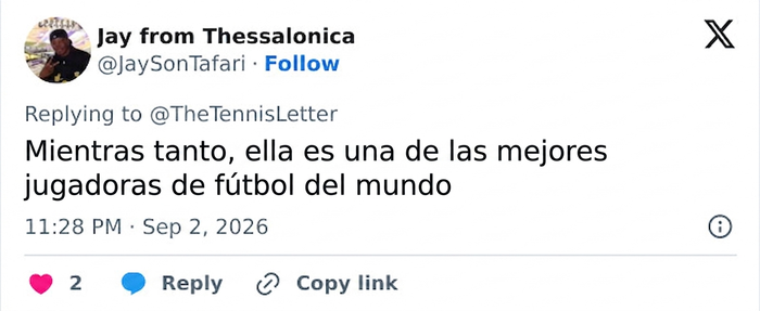 Se vuelve viral una mujer que bailaba en el US Open, y todos se asombran al saber quién es su padre Se vuelve viral una mujer que bailaba en el US Open, y todos se asombran al saber quién es su padre