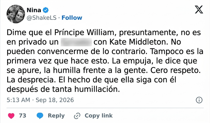 Crece la preocupación por Kate Middleton tras un video que capta el comportamiento público del Príncipe William hacia ella Crece la preocupación por Kate Middleton tras un video que capta el comportamiento público del Príncipe William hacia ella