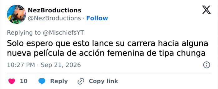 Esta actriz de la pel&iacute;cula Street Fighter revoluciona internet con su f&iacute;sico