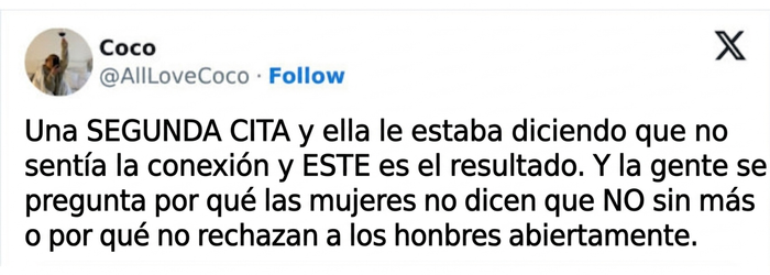 Esta mujer rechazó a un hombre en la segunda cita, y ahora el video de la brutal reacción sirve para concienciar Esta mujer rechazó a un hombre en la segunda cita, y ahora el video de la brutal reacción sirve para concienciar