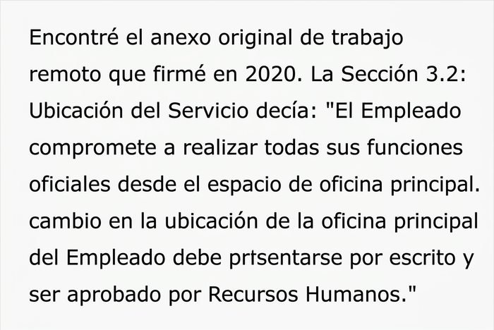Este jefe espera que su empleado vuelva a la oficina tras 6 años trabajando en remoto, y él demuestra que su oficina en casa fue aprobada por RRHH Este jefe espera que su empleado vuelva a la oficina tras 6 años trabajando en remoto, y él demuestra que su oficina en casa fue aprobada por RRHH