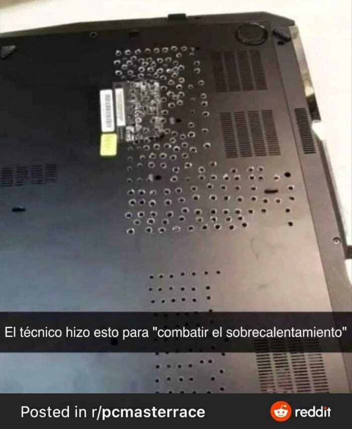 Sí que se calienta el portátil