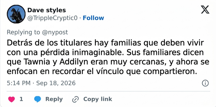 Esta familia destrozada rompe el silencio después de que la madre le quitara la vida a su hija en un hotel de Las Vegas Esta familia destrozada rompe el silencio después de que la madre le quitara la vida a su hija en un hotel de Las Vegas